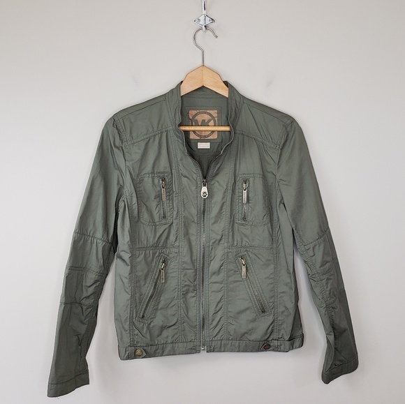 Michael Kors Jackets & Blazers - Michael Kors | Army Green Utility Jacket